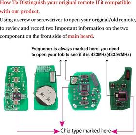 -10068 445014390304 2 Pack 433.92mhz Copy Remote