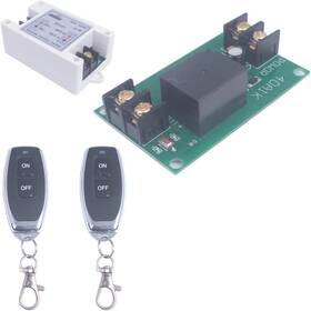 -2015 744110860115 Dc 12v 40a Remote Control Switch Industrial Relay Switches 1ch Universal 433mhz