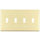 210035 032664318702 Eagle Cooper Wiring Ivory Toggle Switch Wall Plate