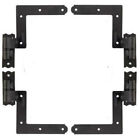 489100-kh1 Delaney Black Iron Ny Style Exterior Shutter Hinges For Brick
