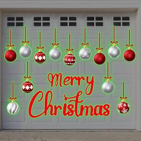 B0djt59gtg 90shine 31pcs Christmas Garage Door Magnets Glow Dark Decor Holiday Merry Xmas