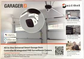 Ag02wm Alcidae New Garager 2 All-in-one Smart Garage Door Opener And Surveillance Camera
