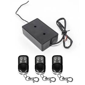 Lm1383 Aleko Gate Garage Door External Receiver With 3 Remote Controls 433 Mhz