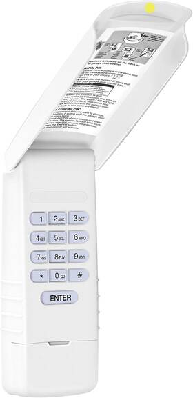 Alisontech 313053068058 877lm Universal Wireless Liftmaster Garage Door Opener Keypad Yellow Learn Butto