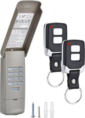 Amtake 313024693692 Garage Door Opener Keypad With 2 Remote Compatible Liftm