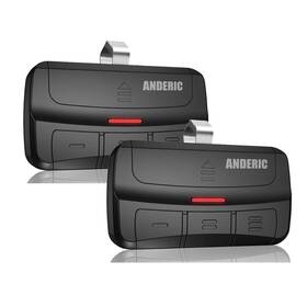 Anderic B0cjb151b4 2 Pack 375ut Universal For Most Garage Door Opener Remote Replacement