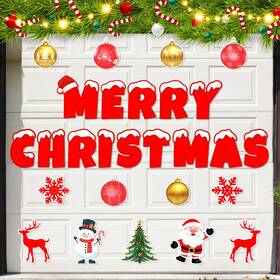 B0dfy5qsgk Anpow Christmas Garage Door Magnets Decorations Merry Magnetic