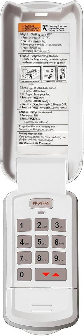 Asonpao 313086012042 For Okp-bx Wireless Overhead Door Garage Opener Keypad