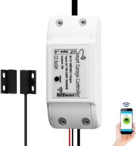 Aubric 705353674365 Smart Wifi Garage Door Opener Remote Controller Smartphone App Control Compati