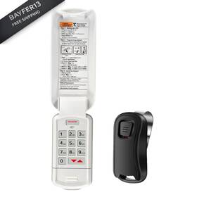 O1t-bx Avisontek 713038693068 Okp-bx Wireless Overhead Door Garage Keypad Remote Pack White