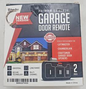 Bobsg3twgs Berku Universal Garage Door Remote 3 Button Liftmaster Chamberlain Craftsman