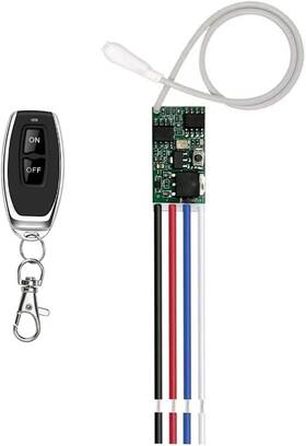 Bkiyougo 313104075066 433mhz Remote 12v Control Switch Dc 6v 24v 1ch Channel Relay Wirele