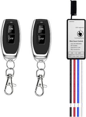 Bkiyougo 445025155145 Mini Wireless Switch 12v Dc 3.6v-24v Light 2a 1 Ch