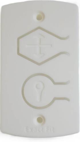 Brand Exact Fit 716053778215 White Two Button Cover Plate - Fits Wayne Dalton Garage Door Wall Station