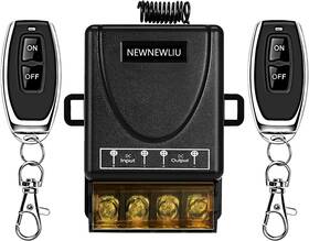 Branded01 445027324365 12 Volt Remote Switch Wireless Dc12v/24v/48v/72v/30a Relay Control