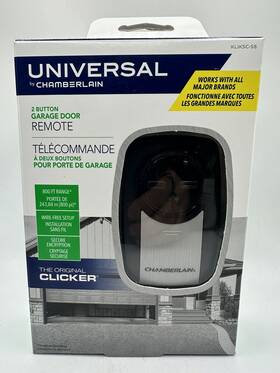 Chamberlain 012381185580 New Universal Two Button Garage Door Remote Brand Sealed