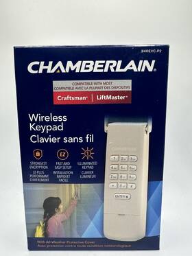 Chamberlain 012381186631 New 1door Garage Keyless Entry Wireless