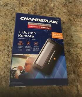 950ev Chamberlain 1-button Garage Door Remote For Most Liftmaster And Craftsman