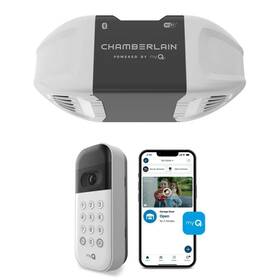B4505t-myq-vkp1 Chamberlain 3/4 Hp Smart Quiet Belt Drive Garage Door Opener And Myq Video