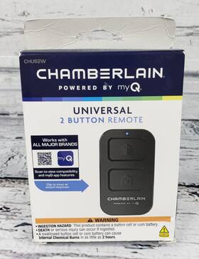 Chu62w Chamberlain Universal 2-button Garage Door Remote Control My Q -