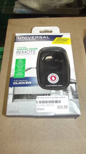 Klik5u-bk2 Chamberlain Klik5-bk2 Clicker Universal 2-button Garage Door Opener Remote H1