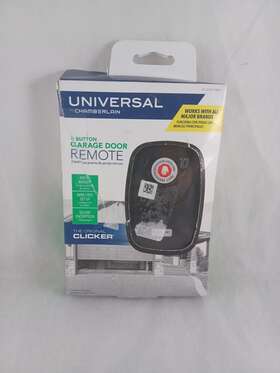 Klik5u-bk2 Chamberlain Universal Garage Door Remote Control Opener New