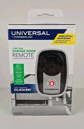 Klik5u-ssmc Chamberlain Universal Garage Door Remote Two Button