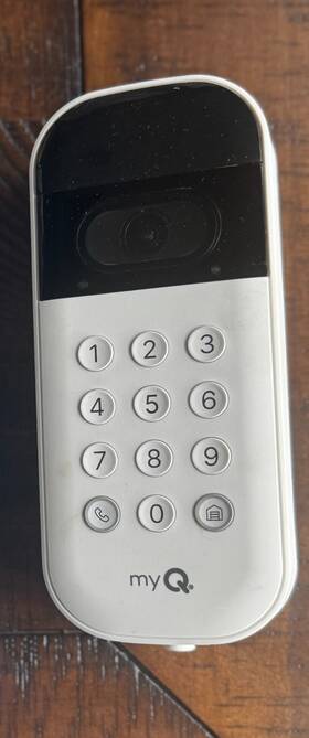 Myq-k40txxw Chamberlain Myq Smart Garage Video Keypad