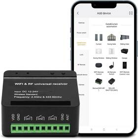 Chisung 717209384564 1 2 3 Channels Smart Wifi Automatic Operator Garage Gate Opener Receiver