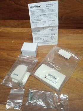139.53689 Craftsman 002c0500 Sears Open Garage Door Monitor Transmitter And Receiver Unused
