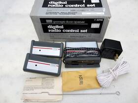 53700 Craftsman Vintage Sears Digital Radio Control Set Garage Door Opener Remotes