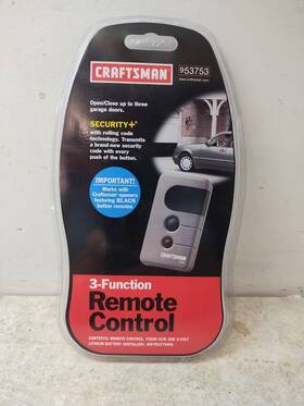 9-53753 Craftsman 3 Function Garage Door Remote Control #953753 Up To Doors