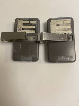Kx-5381b Craftsman Kx-5381l Garage Door Remote Set 2-button Gray Blue Metal Clip