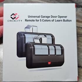X0040a4tfj Creacity Universal 3-button Garage Door Remote For 5 Colors Of Learn Button