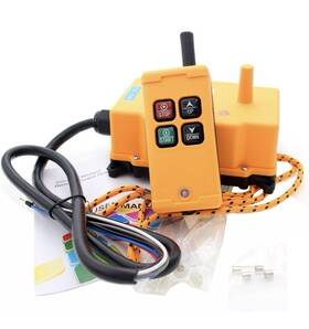 Creatorele 654070259150 4 Key Crane Industrial Remote Control Wireless Transmitter Push Button Switch A