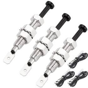 Daiertek 313114190148 Door Pin Switch Car Hood Jamb Auto Alarm Security Adjustable Momentary