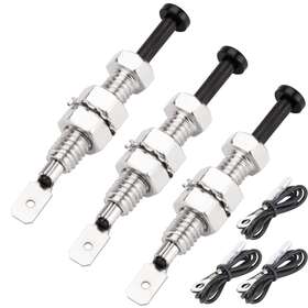 Daiertek 445009713705 Door Pin Switch Car Hood Jamb Auto Alarm Security Adjustable Momentary