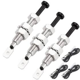 Daiertek 445037740773 Door Pin Switch Car Hood Jamb Auto Alarm Security Adjustable Momentary