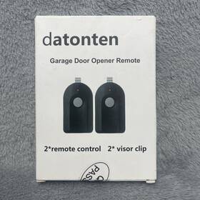 Datonten X003b1poex 1-button Garage Door Remote For Genie 1b 390mhz Black 2 Clips