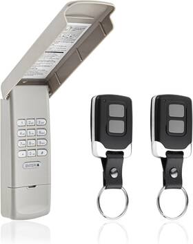 Ddcafor 313040590586 Garage Door Opener Keypad With 2 Remote For Liftmaster Chambe