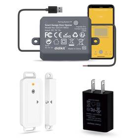 Didikit 973222701199 Smart Wi-fi Garage Door Opener Remote With Wireless Sensors Ul C