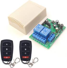 Dieserc 726084265806 Ac 110v 120v 240v Radio Control Switch 2 Channels 433mhz Rf Wireless Rel