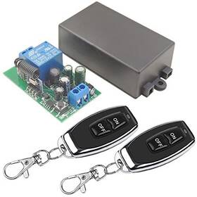 Dieserc 750828381644 Wireless Remote Control Light Switch Radio Frequency Relay Ac 110v 120