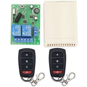 Dieserc 750828381705 433mhz Universal Wireless Remote Control Switch Secure Radio Frequency Dc 6v