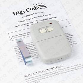 Dc-5060 Digi-code Dc5060 300mhz 2 Button Visor Remote Control Garage Door Opener