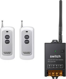 Dstfuy 711181797718 Wireless Remote Switch Ac 110v/120v/240v/40a Relay With Voltage Isolation Rf