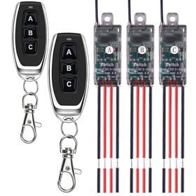 Nd-03 Dstfuy Mini Relay Wireless Switch 5v/12v/24v/5a 3 Way Remote Control 1