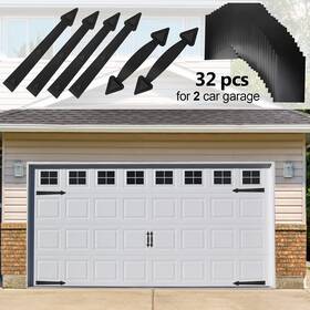 B0912v7kl4 Eapele Magnetic Garage Door Decoration Kit Include Faux Windows Hinges And Handl