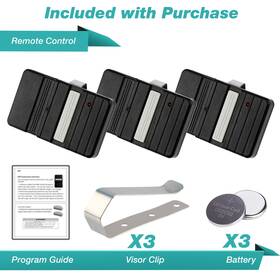 Ecs-12062022 Eastcoastsales1 3x Garage Door Opener Remote For Genie Overhead Gt90-1 G220 Mat90 Gt912 At90