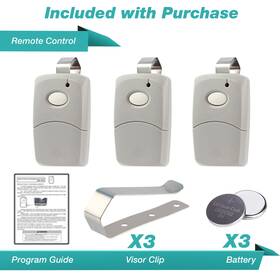 Ecs-2178 Ecs 704115790084 3x For Multicode 3089 Garage Door Opener Gate Car Remote Transmitter 1090